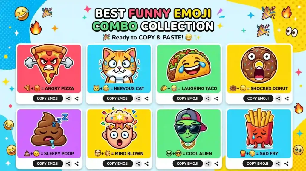 Best Funny Emoji Images Combos copy & paste