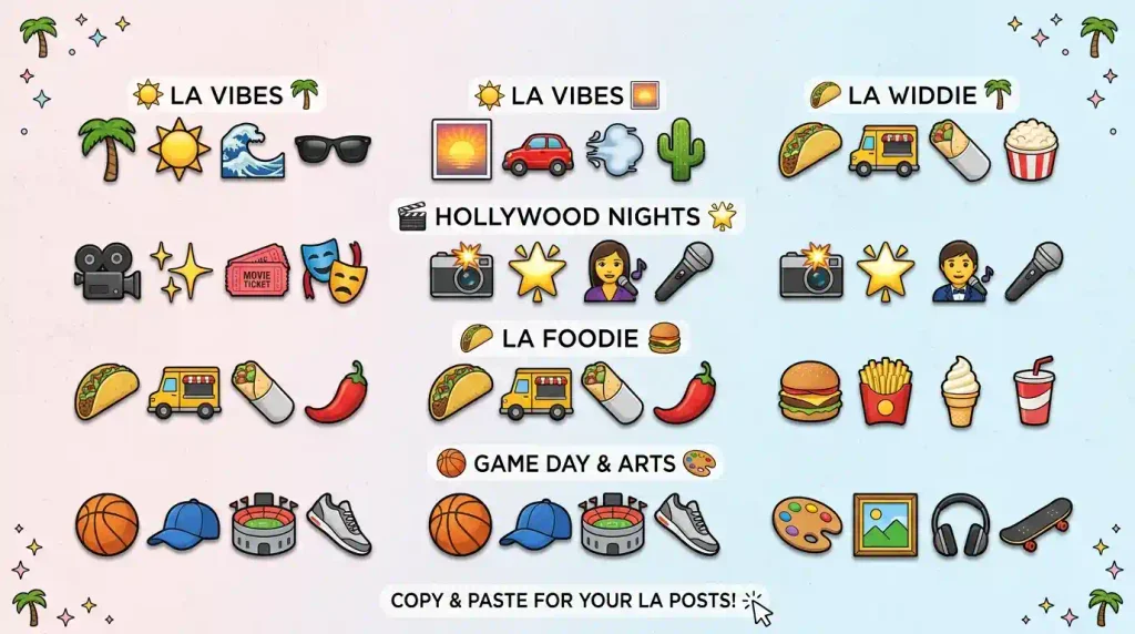 How to use Los Angeles Emoji the right way