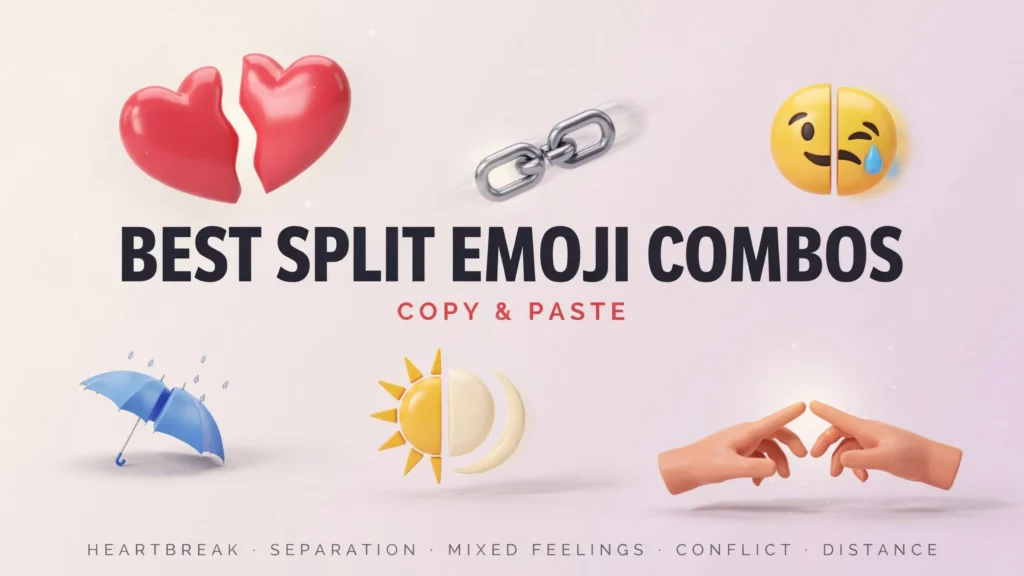 Best Split Emoji combos copy & paste
