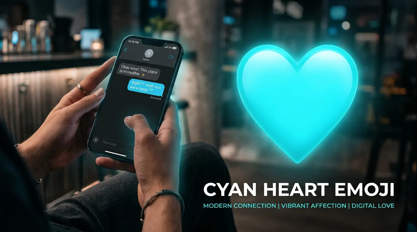 Cyan Heart Emoji