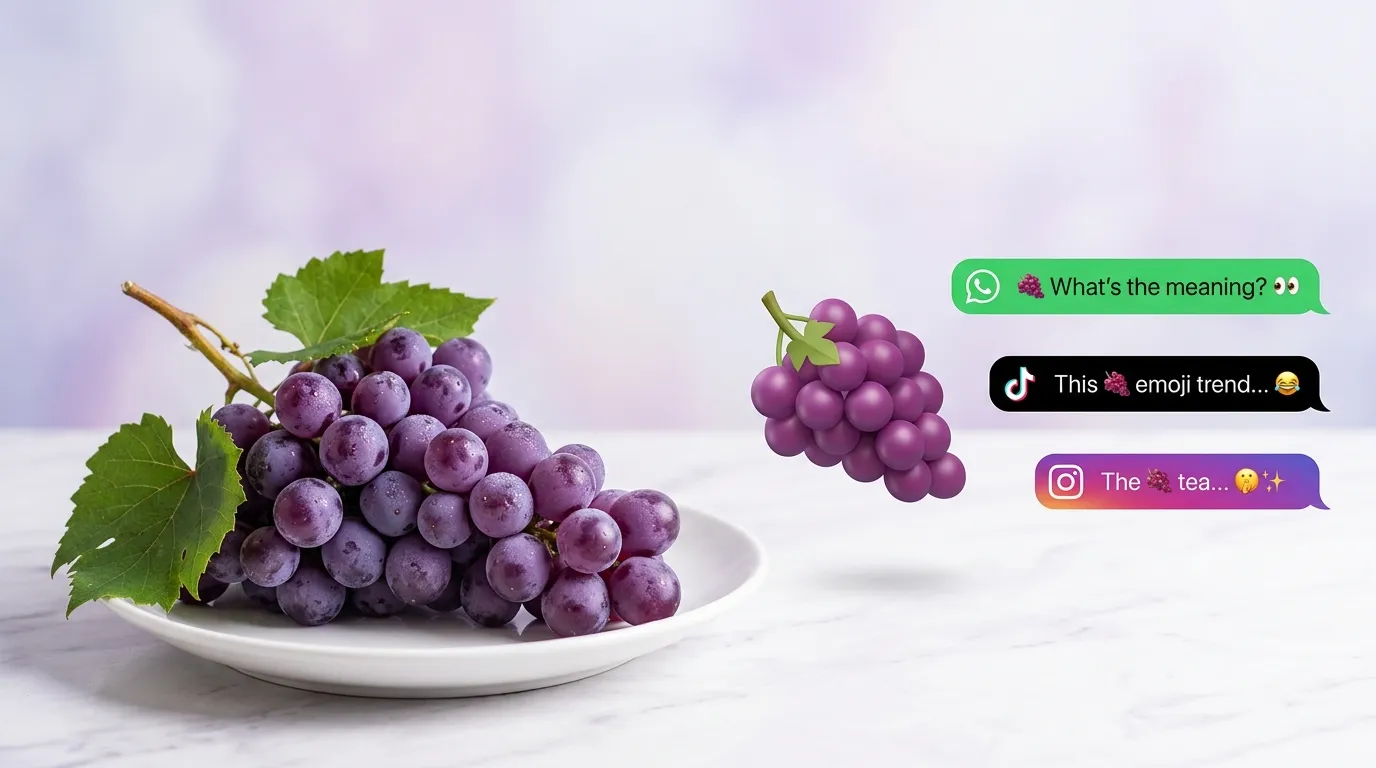 Grapes Emoji Meaning