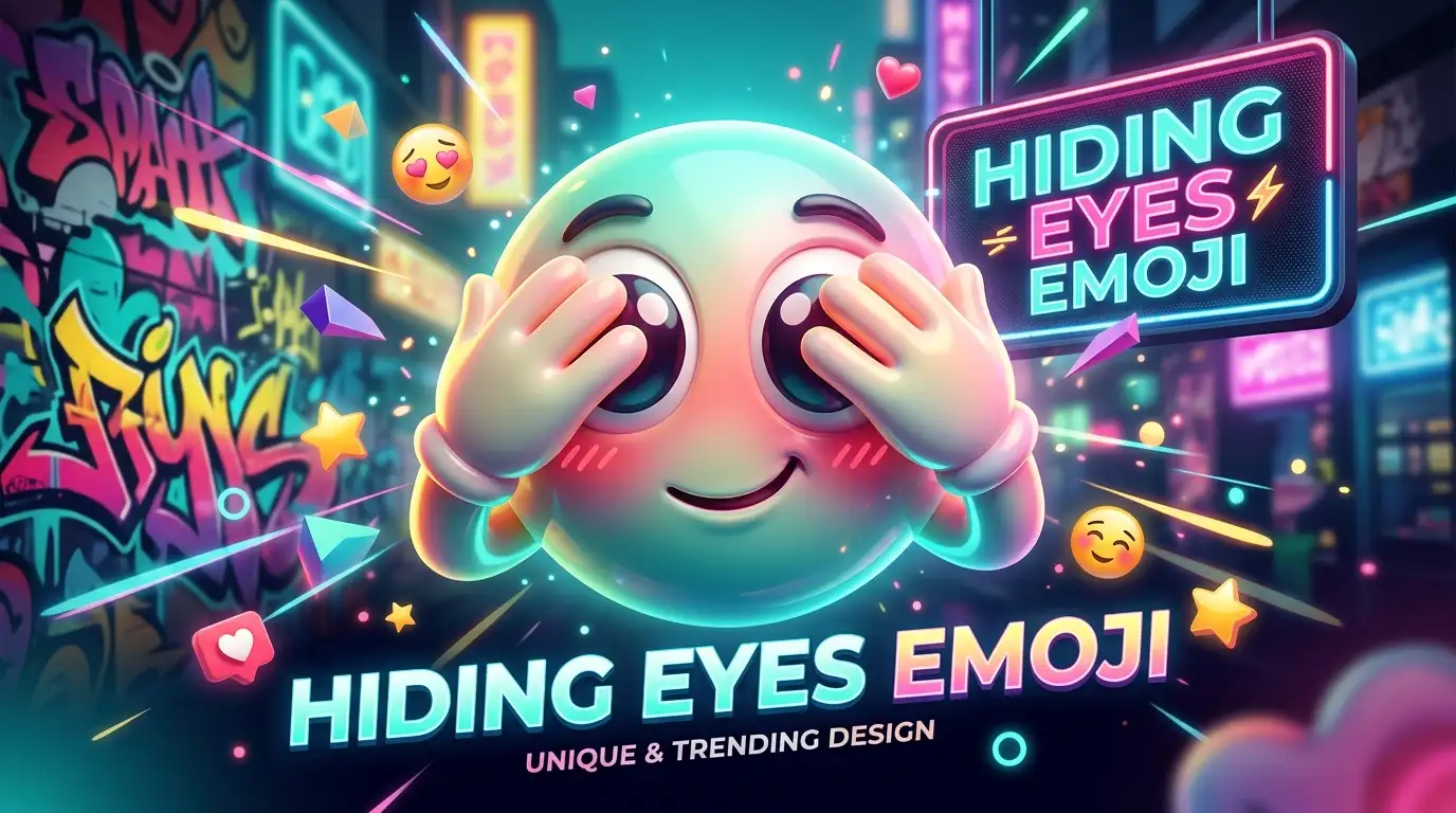 Hiding Eyes Emoji