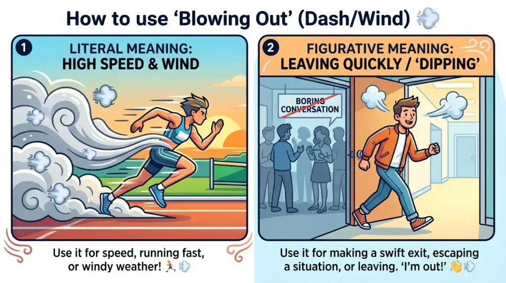 How to use Blowing Out emoji the right way