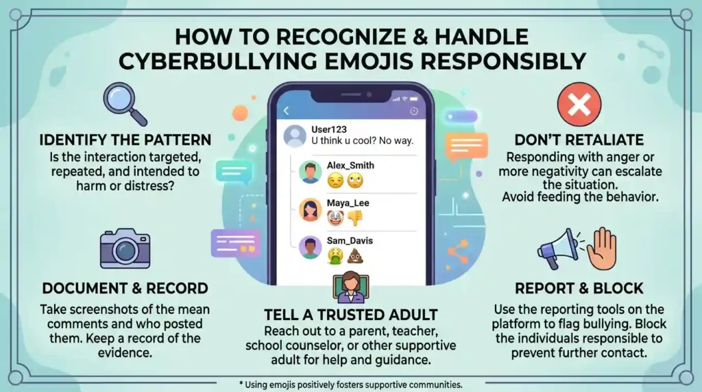 How to use Bullying Emoji the right way