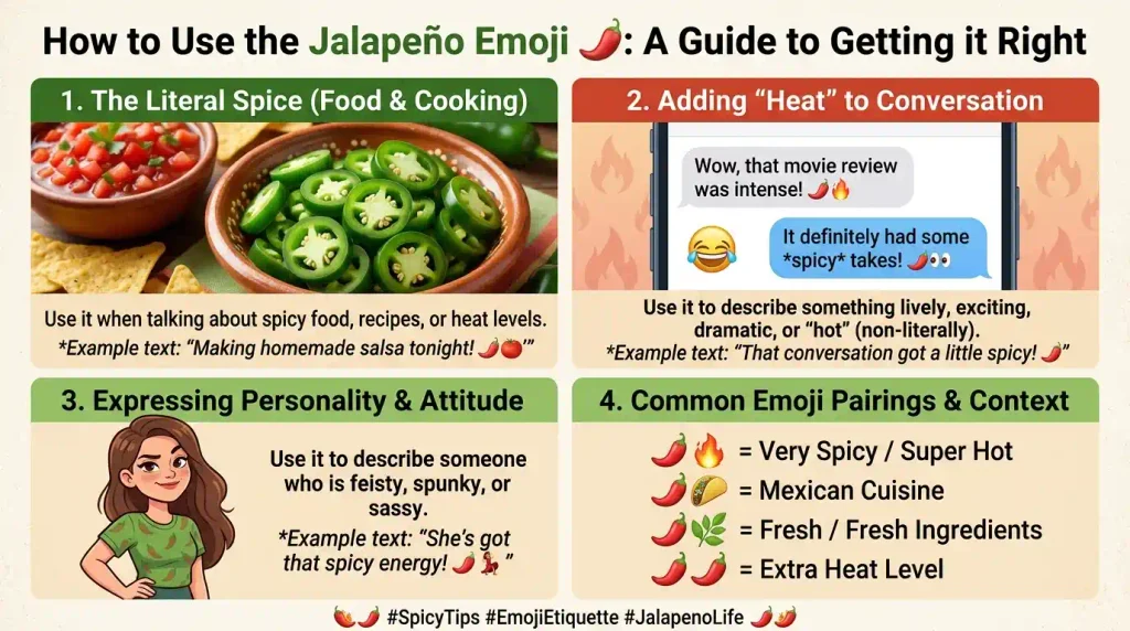 How to use jalapeño emoji the right way