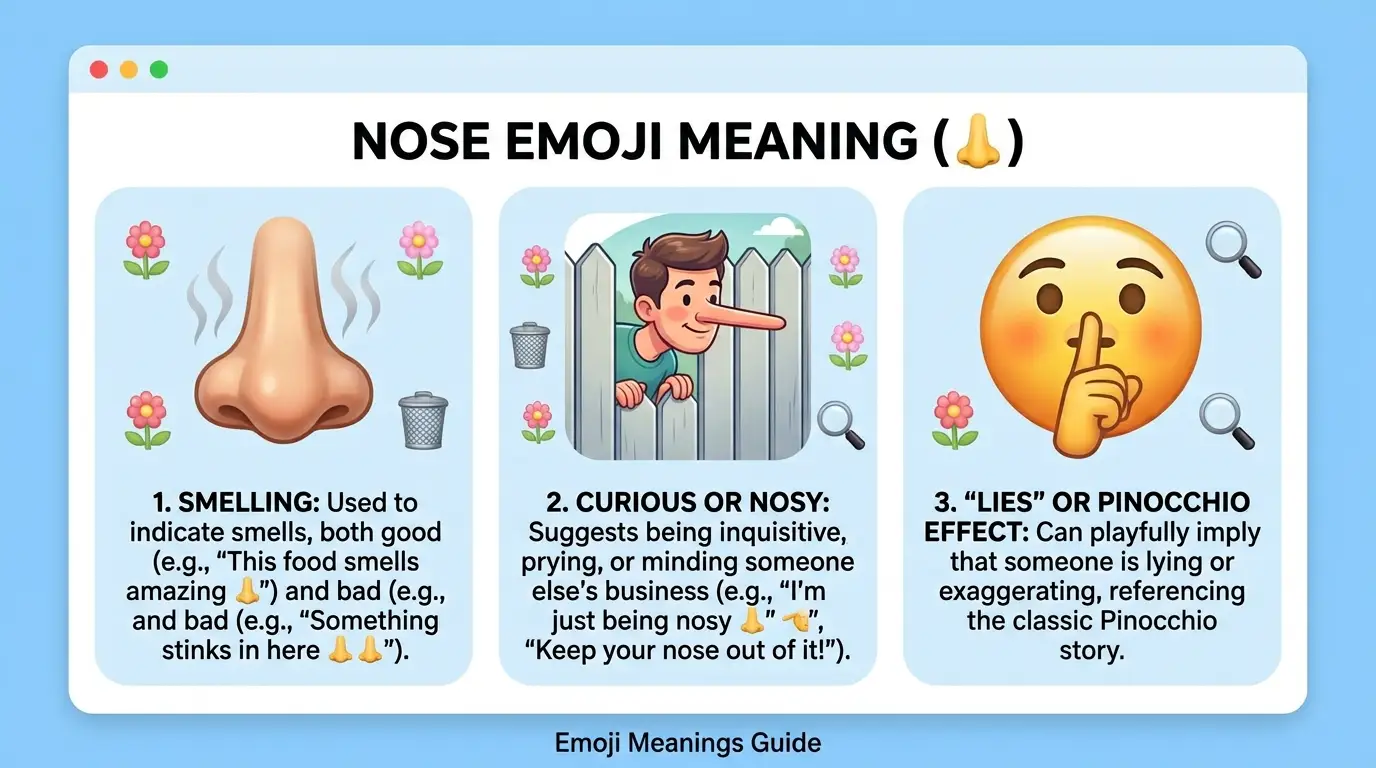 Nose Emoji Meaning