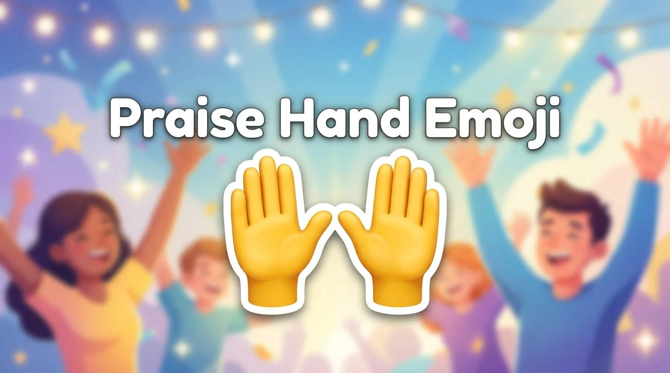 Praise Hand Emoji