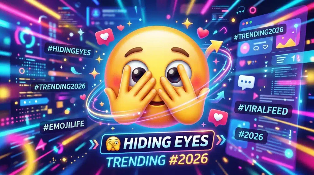 Trending Hiding Eyes Emoji in 2026