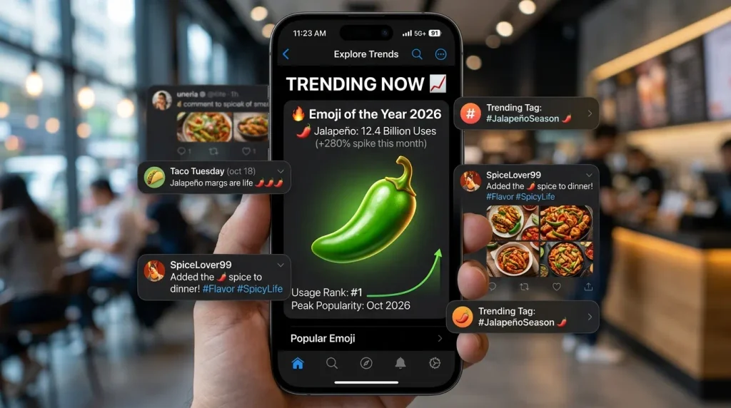 Trending jalapeño emoji in 2026