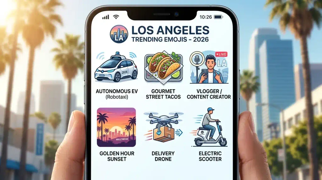 Trending Los Angeles Emoji in 2026