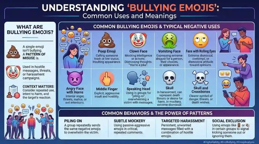 What do Bullying Emoji mean?