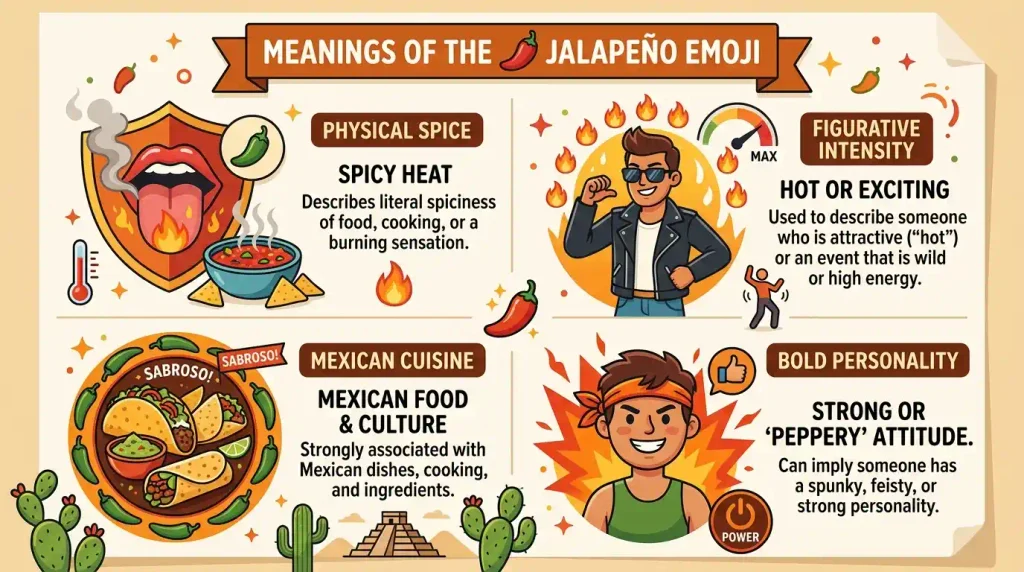What do jalapeño emoji mean