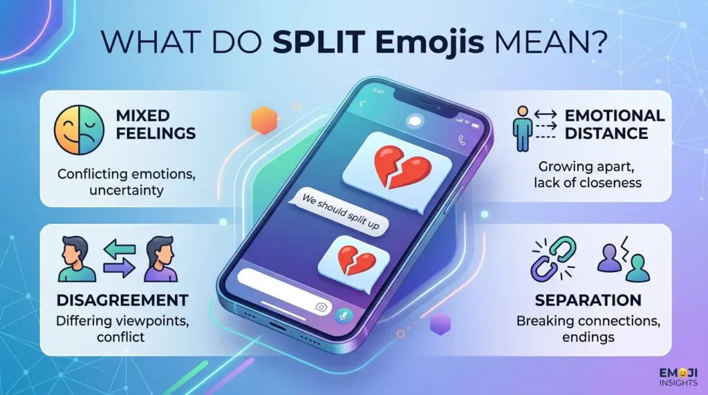 What do Split Emojis mean?