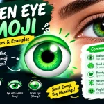 Green Eye Emoji