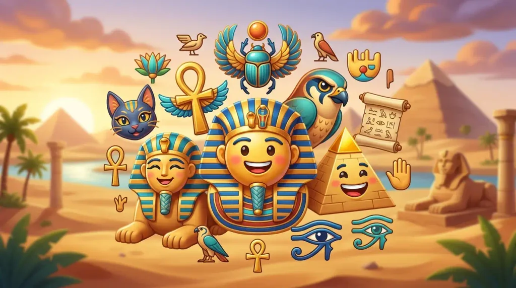 How to use Egyptian emoji the right way