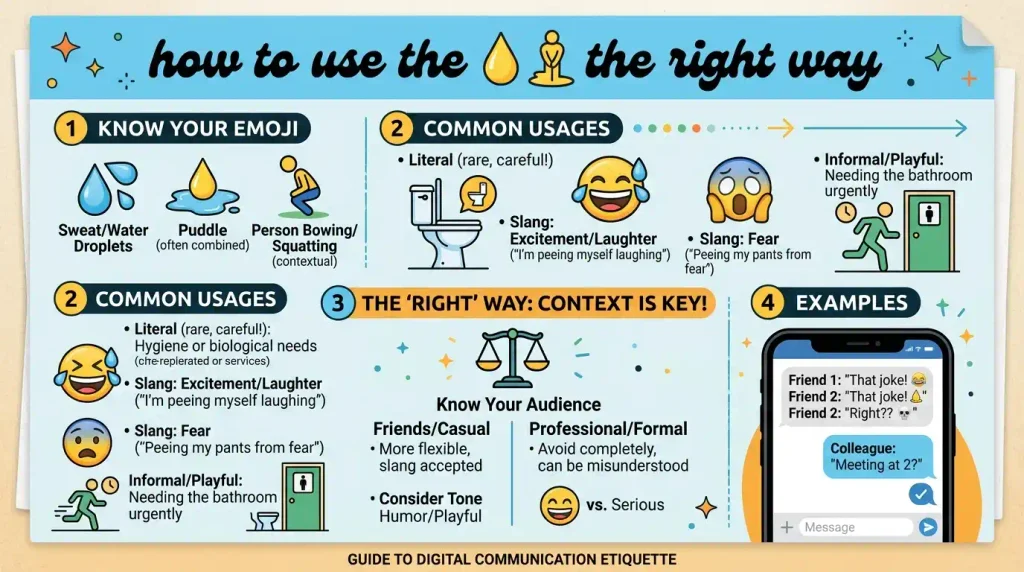 How to use piss emoji the right way