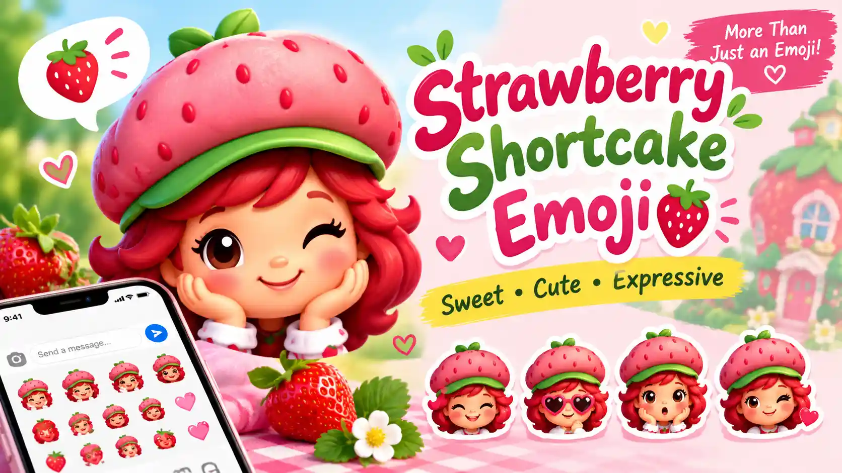 Strawberry Shortcake Emoji