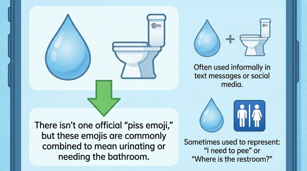 What do piss emoji mean