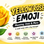 Yellow Rose Emoji